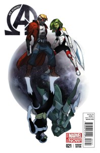 NEW AVENGERS #21 GOTG FERRY VAR