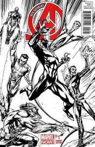 NEW AVENGERS #1 CAMPBELL SKETCH VAR NOW