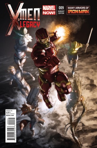 X-MEN LEGACY #9 IRON MAN MANY ARMORS PAREL VAR NOW2
