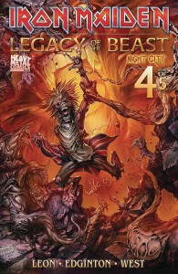 IRON MAIDEN LEGACY O/T BEAST VOL 2 NIGHT CITY #4 CVR B ASTON FRIEND CABRERA