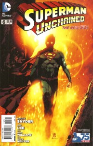 SUPERMAN UNCHAINED #6 75TH ANNIV VAR ED NEW 52 COVER