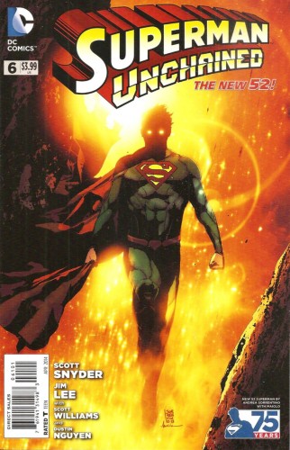 SUPERMAN UNCHAINED #6 75TH ANNIV VAR ED NEW 52 COVER