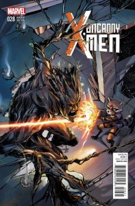 UNCANNY X-MEN #28 RR AND GROOT KRISTANTINA VAR