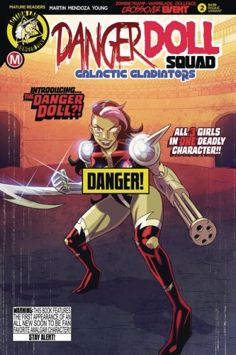 DANGER DOLL SQUAD GALACTIC GLADIATORS #2 CVR B WINSTON RISQUE
