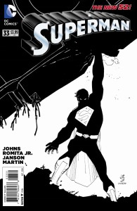 SUPERMAN #33 BLACK & WHITE VAR ED (N52)
