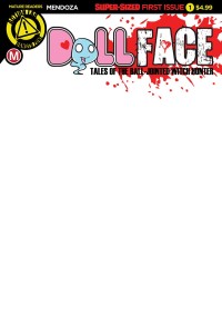 DOLLFACE #1 CVR F BLANK SKETCH