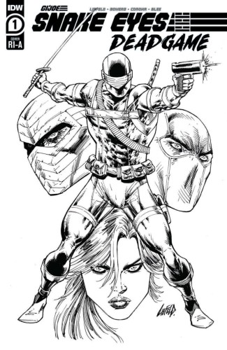 SNAKE EYES DEADGAME #1 10 COPY INCV INK VAR LIEFIE