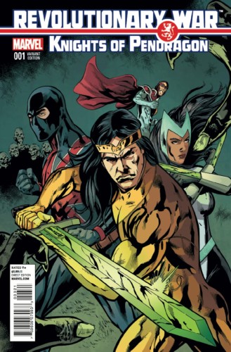 REVOLUTIONARY WAR KNIGHTS OF PENDRAGON #1 EDWARDS VAR