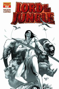 LORD OF THE JUNGLE #7 25 COPY RENAUD B&W INCV