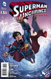 SUPERMAN UNCHAINED #5 75TH ANNIV VAR ED NEW 52 COVER
