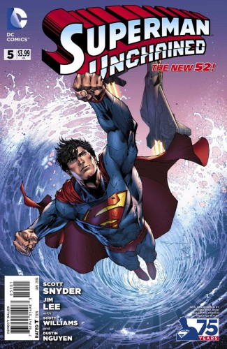 SUPERMAN UNCHAINED #5 75TH ANNIV VAR ED NEW 52 COVER