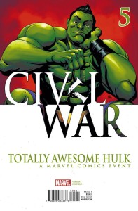 TOTALLY AWESOME HULK #5 CIVIL WAR VAR