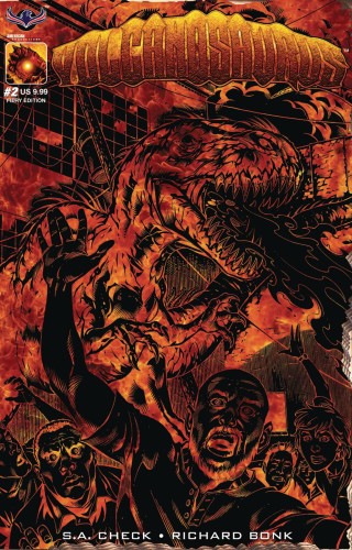 VOLCANOSAURUS #2 FIERY LTD ED CVR