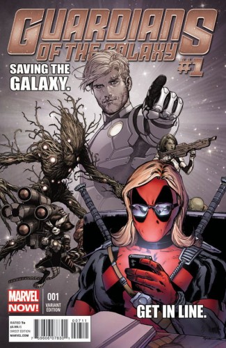 GUARDIANS OF GALAXY #1 TEXTS FROM DEADPOOL VARIANT NOW