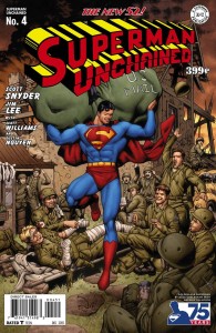 SUPERMAN UNCHAINED #4 75TH ANNIV VAR ED GOLDEN AGE