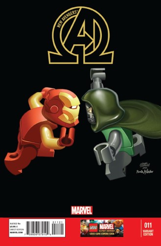 NEW AVENGERS #11 CASTELLANI LEGO VAR INF