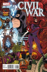 CIVIL WAR #1 INHUMANS 50TH ANNIV VAR SW