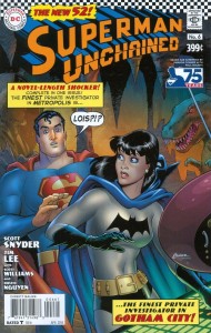 SUPERMAN UNCHAINED #6 75TH ANNIV VAR ED SILVER AGE