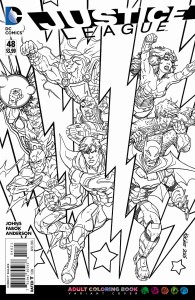JUSTICE LEAGUE #48 ADULT COLORING BOOK VAR ED (N52)