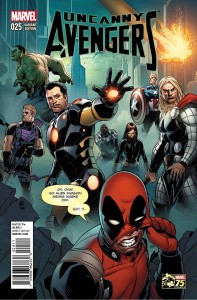 UNCANNY AVENGERS #25 DEADPOOL 75TH ANNIV PHAM VAR AXIS