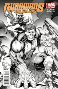 GUARDIANS OF GALAXY #11.NOW KEOWN SKETCH VAR ANMN