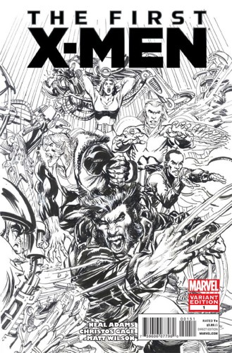 FIRST X-MEN #1 (OF 5) NEAL ADAMS SKETCH VAR
