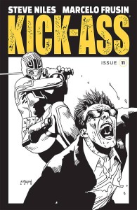 KICK-ASS #11 CVR B B&W FRUSIN