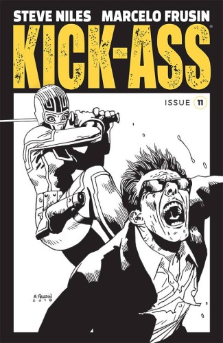 KICK-ASS #11 CVR B B&W FRUSIN