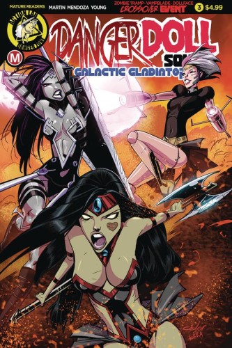 DANGER DOLL SQUAD GALACTIC GLADIATORS #3 CVR A CELOR