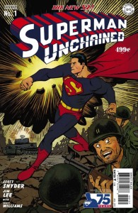SUPERMAN UNCHAINED #1 75TH ANNIV VAR ED GOLDEN AGE