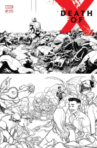 DEATH OF X #1 (OF 4) KUDER SKETCH VAR