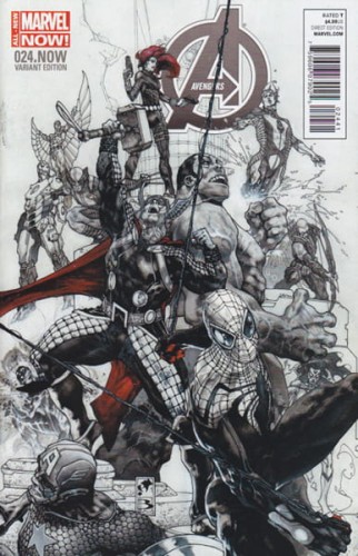 AVENGERS #24.NOW BIANCHI SKETCH VAR
