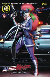 AMERIKARATE #7 CVR B MCKAY MOVIE POSTER