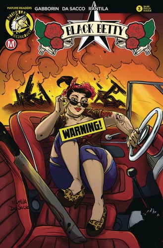BLACK BETTY #3 CVR B DA SACCO PIN UP RISQUE