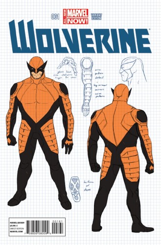 WOLVERINE #1 DESIGN VAR