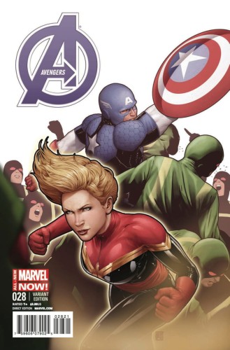 AVENGERS #28 CAPTAIN AMERICA TEAM UP VAR
