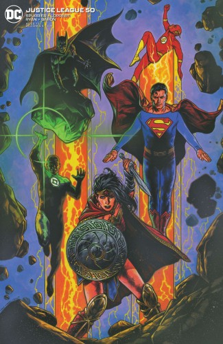 JUSTICE LEAGUE #50 TRAVIS CHAREST VAR ED
