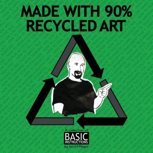 MADE WITH 90% RECYCLED ART TP COLLECTION OF BASIC INSTRUCTIONS