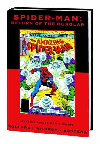 SPIDER-MAN RETURN OF BURGLAR PREMIERE HC DM VARIANT (9780785162667)