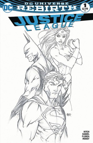JUSTICE LEAGUE #1 ASPEN B&W VAR SET