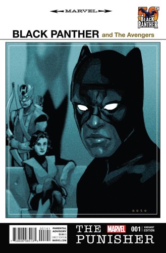 PUNISHER #1 BLACK PANTHER 50TH ANNIV VAR