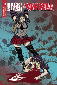 HACK SLASH VS VAMPIRELLA #3 (OF 5) CVR A VAUGHN