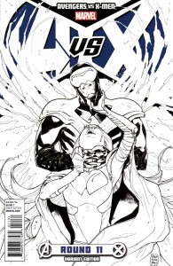 AVENGERS VS X-MEN #11 (OF 12) PICHELLI SKETCH VAR AVX