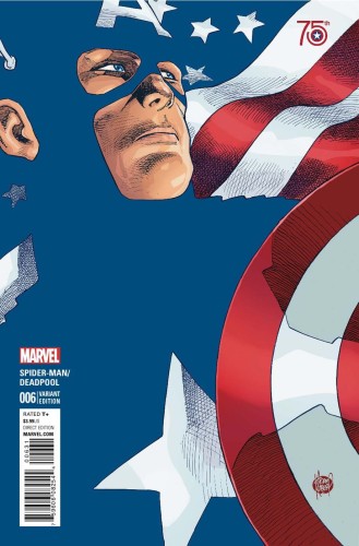 SPIDER-MAN DEADPOOL #6 CAPTAIN AMERICA 75TH ANNIV VAR