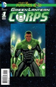 GREEN LANTERN CORPS FUTURES END #1 3D COVER