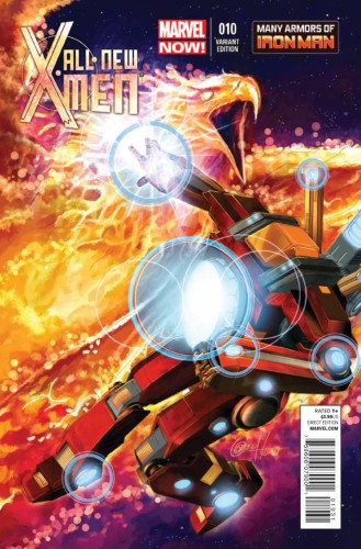 ALL NEW X-MEN #10 HORN IRON MAN MANY ARMORS VAR NOW