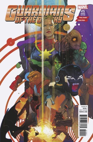 GUARDIANS OF GALAXY #15 WARD STORY THUS FAR VAR