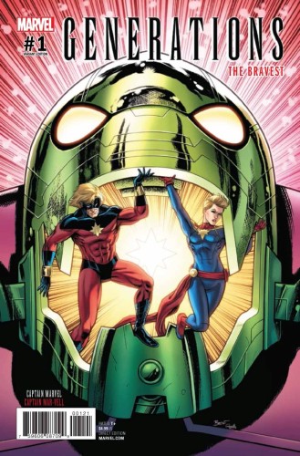 GENERATIONS CAPT MARVEL & CAPT MAR-VELL #1 SCHOONOVER VAR