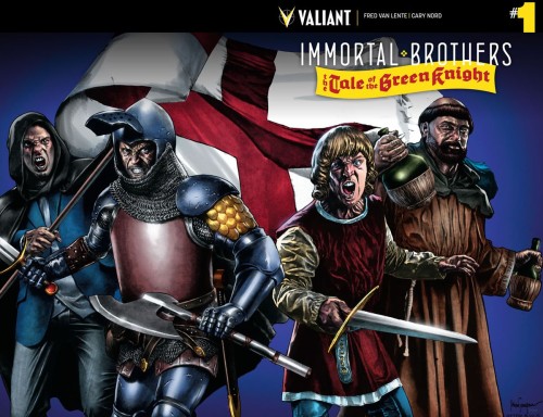 IMMORTAL BROTHERS GREEN KNIGHT #1 CVR B SUAYAN WRAPAROUND
