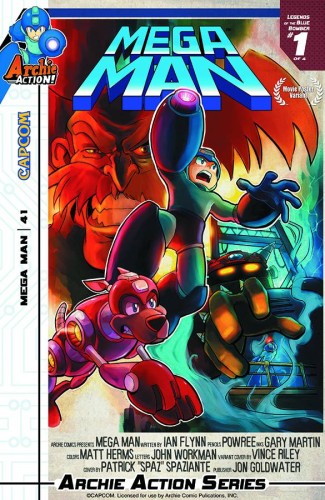 MEGA MAN #41 MOVIE POSTER VAR CVR